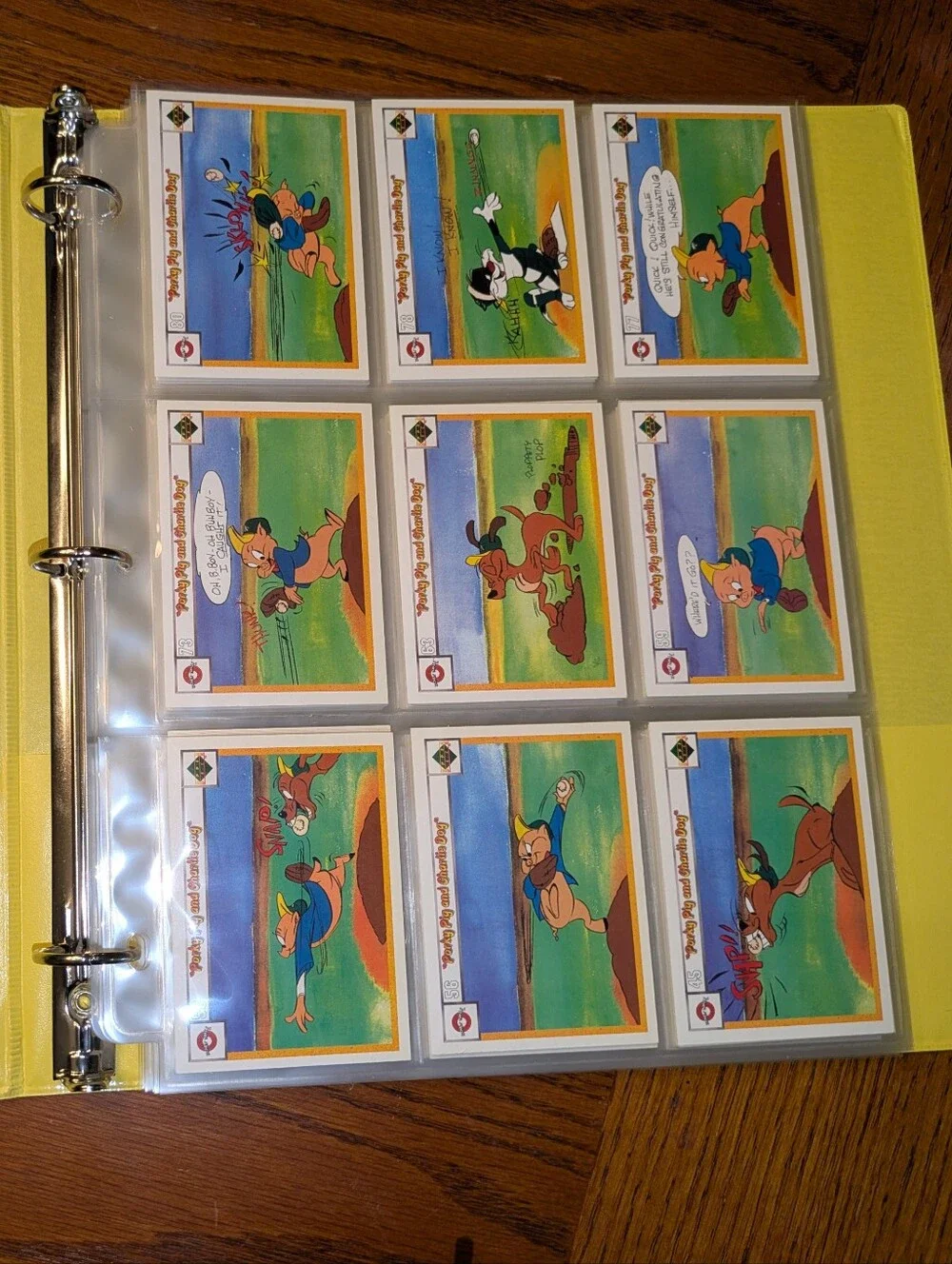 100 Looney Tunes MLB Cards Binder 🔥 1992 Upper Deck Comic Ball Baseball